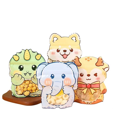 Cute Animal-Shaped Stand-Up Pouches