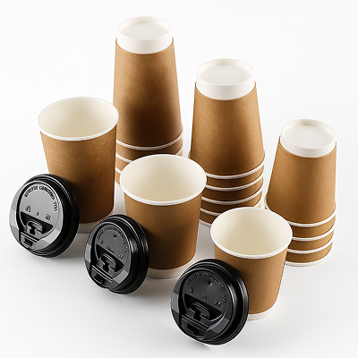 Disposable paper cups